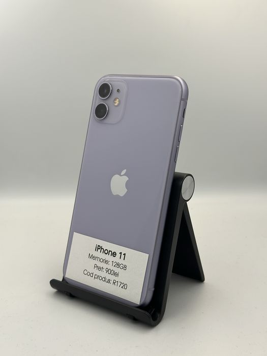 Iphone 11 - 128GB, 100% baterie, 1 an garantie