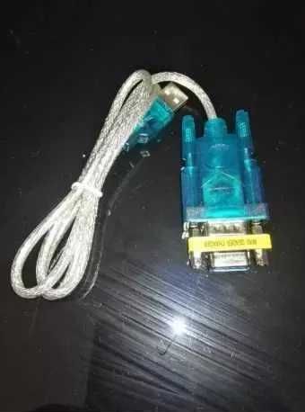 Кабел от usb към rs232, мъжки, женски, преходник, рс232