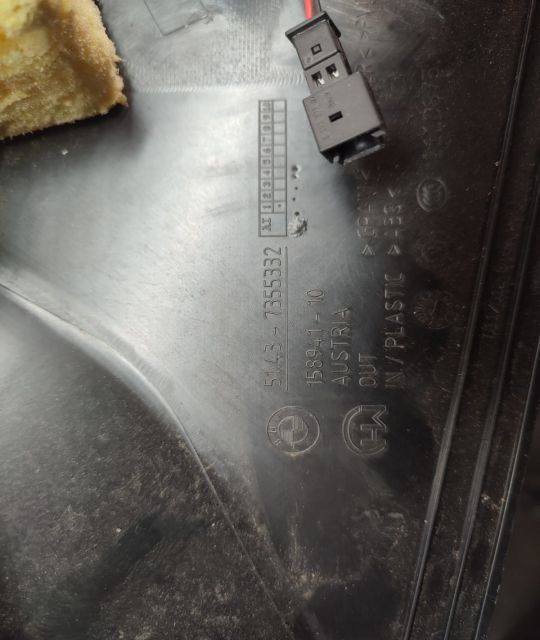 Ornament stalp dreapta 5143-7355332 BMW Seria 7 G11/G12  [din 2015 pana  2020] seria