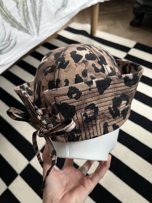 Leopard Print Sailor Hat