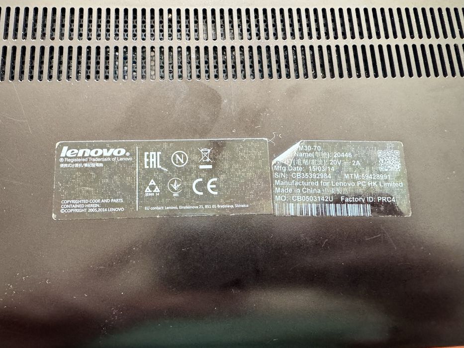 Лаптоп Lenovo M30