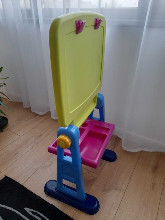 Детска дъска за рисуване и писане, бяла дъска магнитна, Playgo, голяма