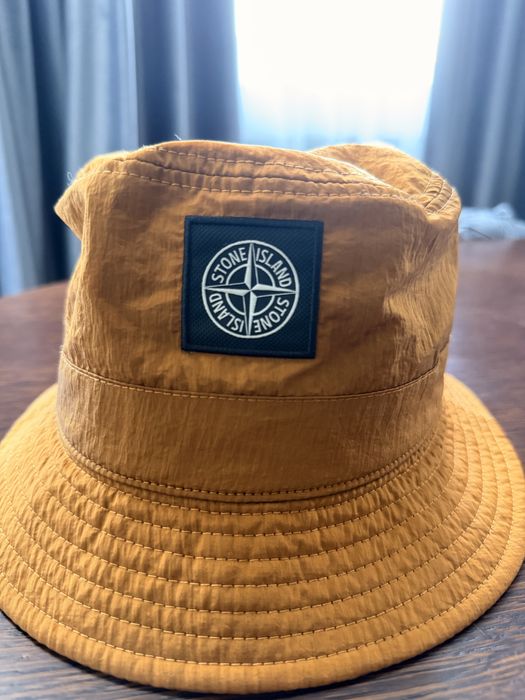 Stone Island Compass motif bucket hat