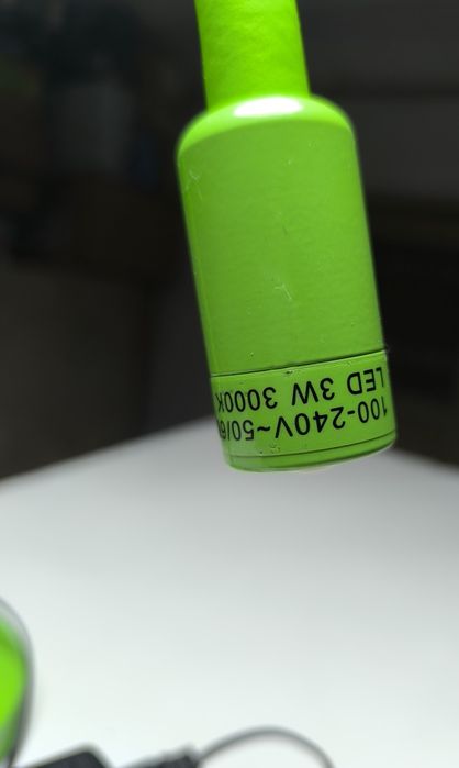 Veioză / Lampă birou LED flexibilă Faro Barcelona NUKA, Green Lime
