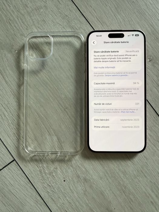 Iphone 15 plus/94% baterie pink 10/10