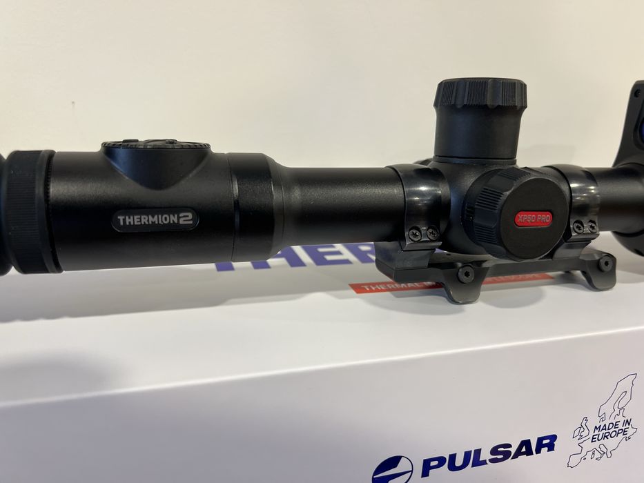 Термален прицел Pulsar Thermion 2 LRF XP50 + Монтаж Henneberger Blaser (Като нов)