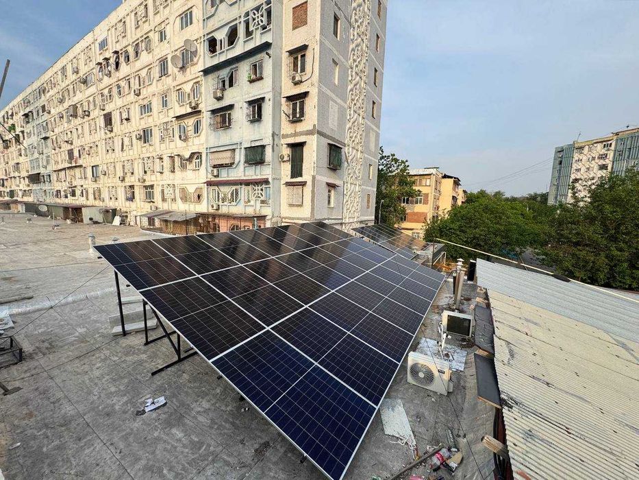 Қуёш панеллари ўрнатиш | 20–500 кВт | Кафолат | 500+ лойиҳа