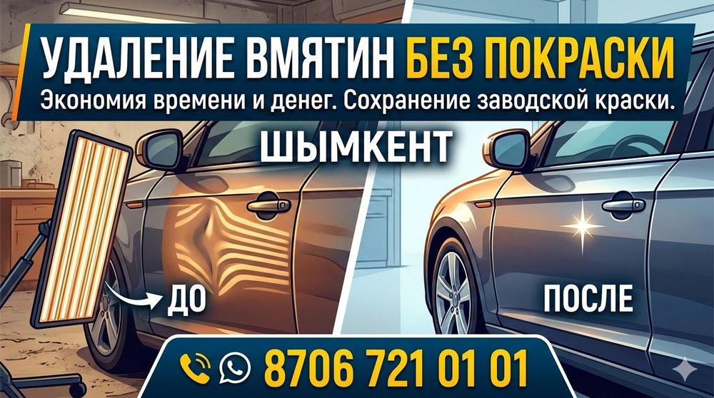 Удаление вмятин без покраски PDR