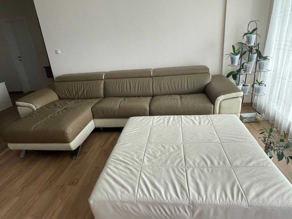 Диван от естествена кожа