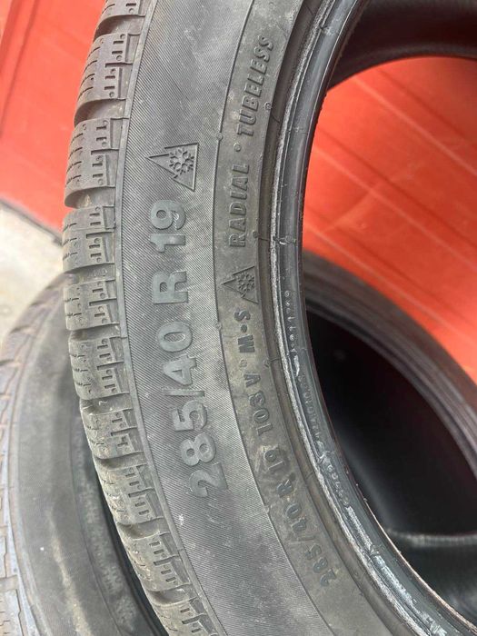 2бр. Continental Winter Contact 285/40 R 19
