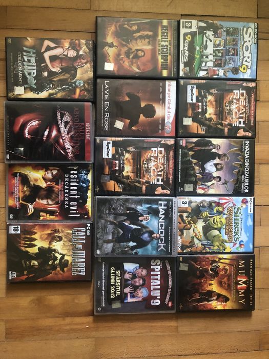 De vanzare dvd/cd originale, filme/jocuri