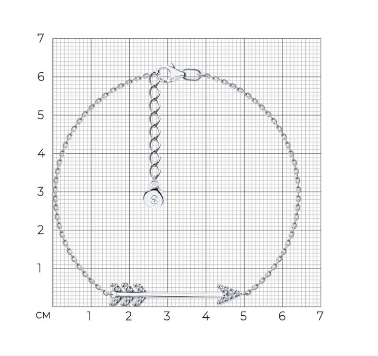 Браслет Соколов Серебро 18