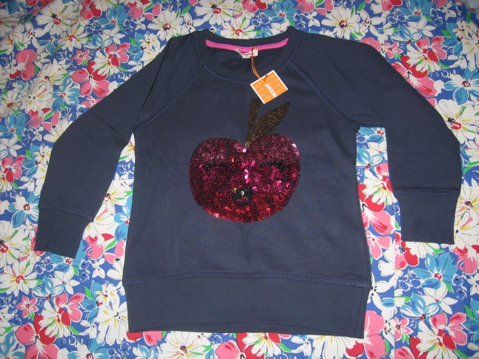 Bluza cu maneca lunga Debenhams 6-7 ani, cu paiete, Bluezoo, grosuta