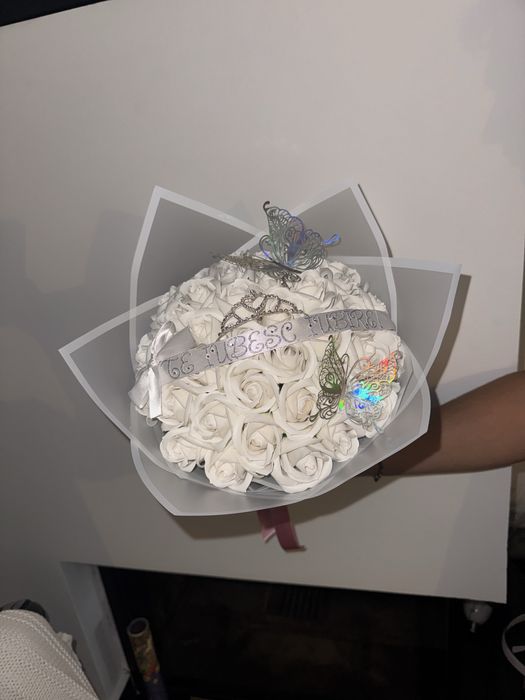 Buchet trandafiri din sapun