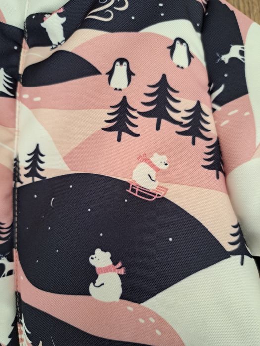 Комплект зимен гащеризон, размер 80-86 и зимни боти, размер 20