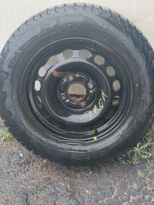 Продам резину с дисками r15 4*114,3