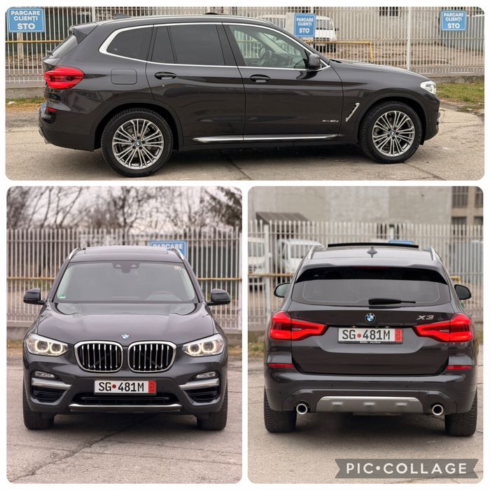Bmw X3 2018 LuxuryLine 2.0 190cp Xdrive B47 / Plasme / Panoramic / Led