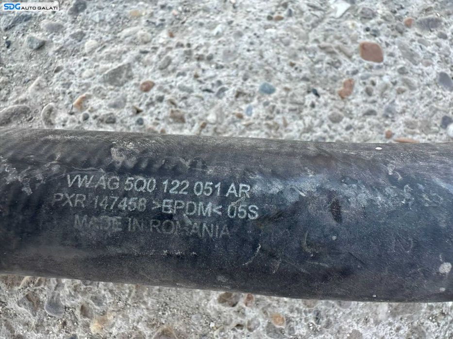 Furtun Conducta Tubulatura Cot Radiator Apa Audi A3 8V 2.0 TDI 2013 - 2017 Cod 5Q0122051AR 5Q0121619B [C8962]