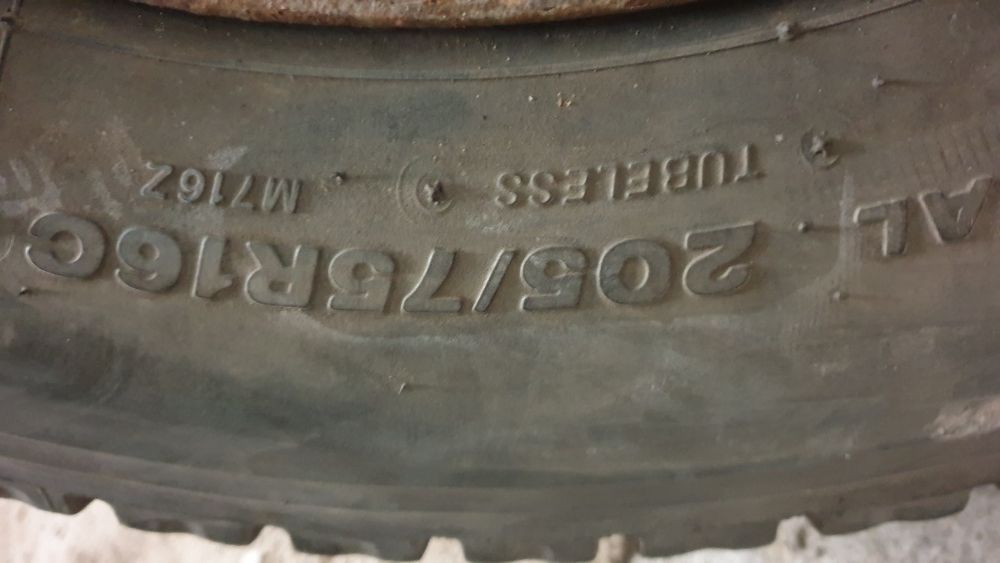 Джанта с гума 205 75 16 С бриджстоун