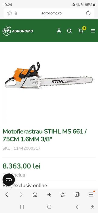 Stihl MS661 C-M noua