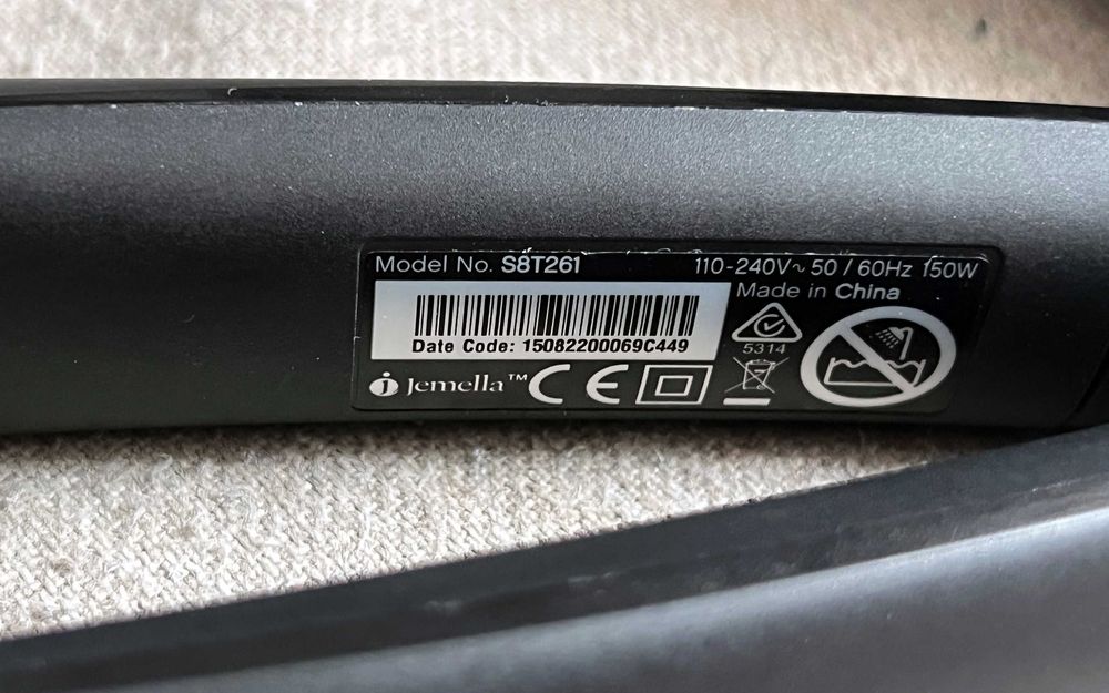 Placa de par profesională GHD Platinum S8T261 neagră defecta