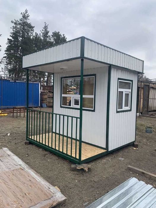 Охранная будка компактная и теплая