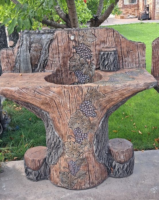 Градинска мивка от щампован бетон