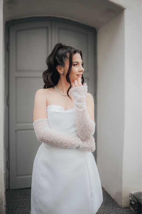 Vand rochita cununie alba