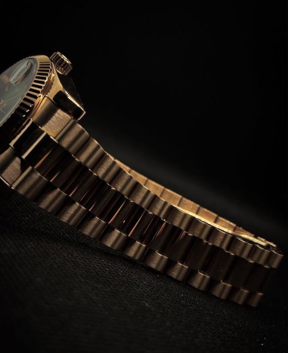 Seiko MOD Auto. Date-Just Roman Green Rose Gold Presidential 36/39mm