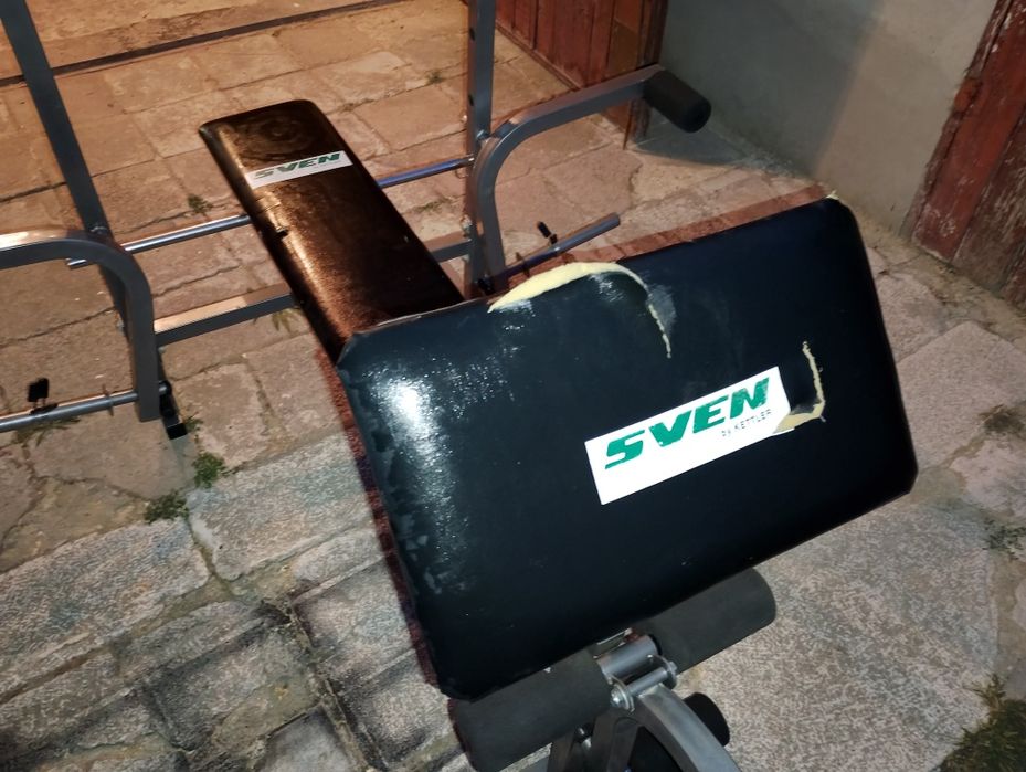 Лежанка с лост и тежести