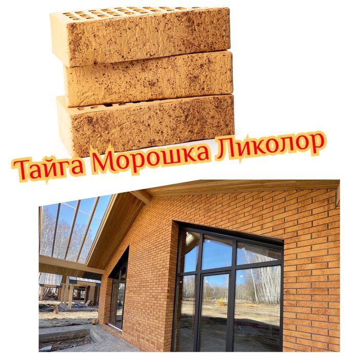 Кирпич облицовочный микс флеш