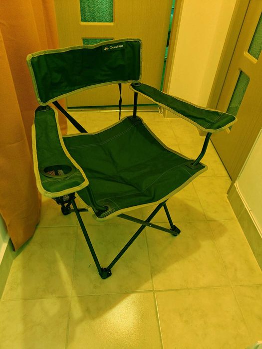 3 Scaune pliante de camping Decathlon  (2 Quechua + 1 Active)