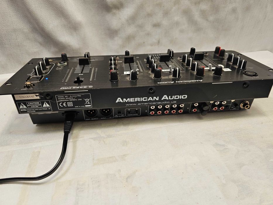 Mixer Audio Profesional American Audio Q-2422 PRO | 3 Canale | Fader Q-Start