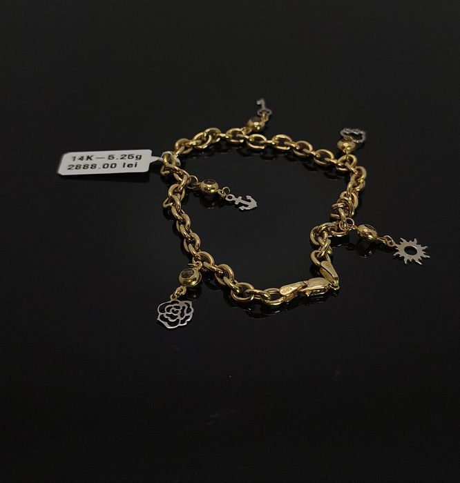 Bijuteria Royal bratara din aur 14k 5.25 gr