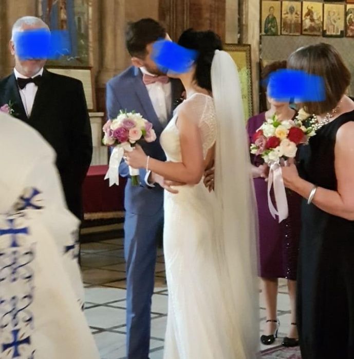 Rochie mireasa din mătase Divine Atelier
