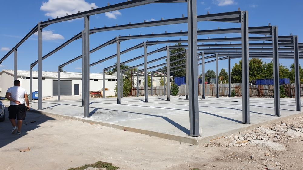 Vand hale metalica structura 12x8x4