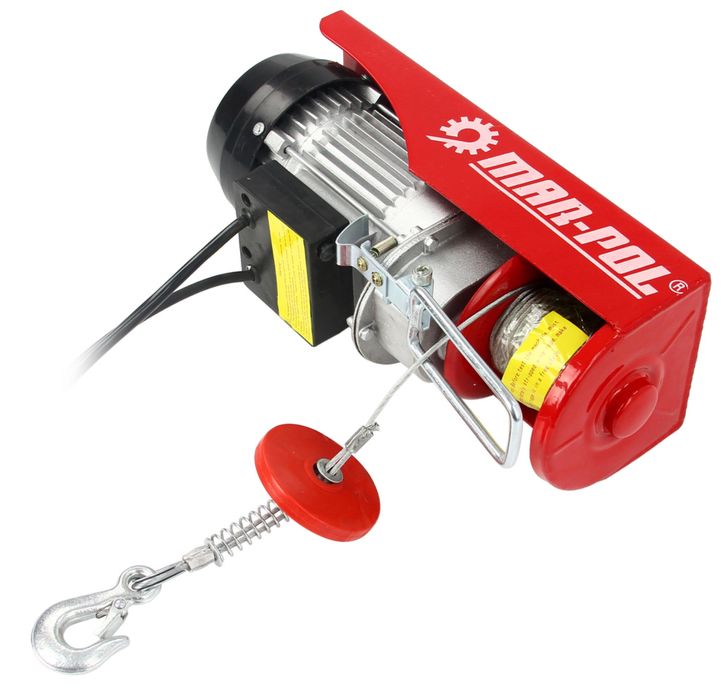 Електрическа въжена лебедка 150/ 300 кг 12 м 500W Mar-Pol