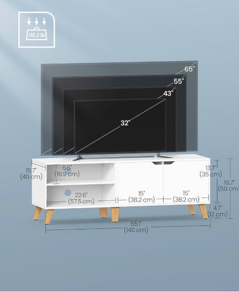 ТВ шкаф в скандинавски стил