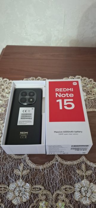 Redmi Note 15 8+8/256GB Black как новый за 185 у.е!