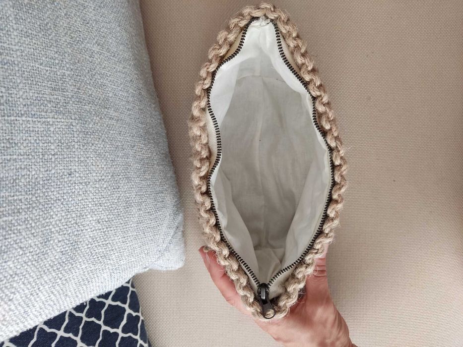 Ръчно изработени плетени чанти макраме от юта