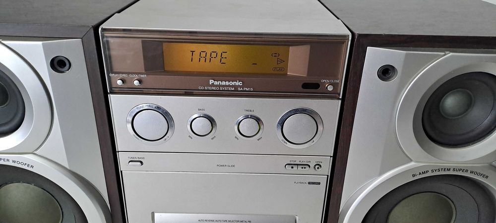Panasonic SA PM 15 – Bi-Amp – Sunet Superb – CD / Aux / Radio / Boxe