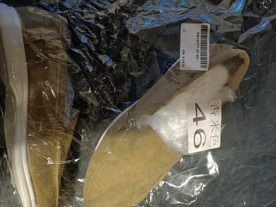 Mocasini bej bărbați piele intoarsă, stil Old Money