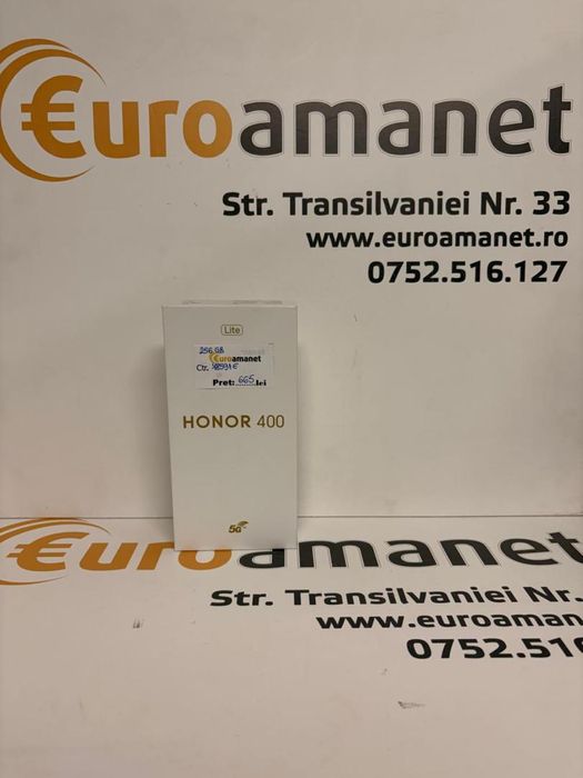 Telefon HONOR 400 Lite, Dual SIM, 8GB RAM, 256GB, Velvet Black -T-
