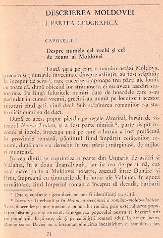 Descrierea Moldovei Dimitrie Cantemir 1967