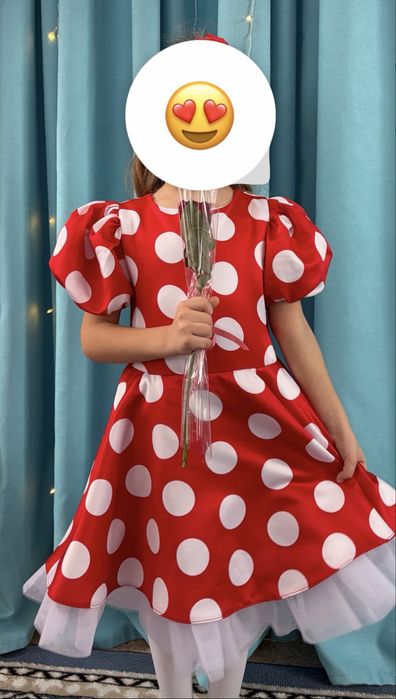 Платье в горох для девочки