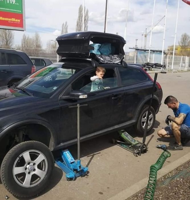 Разтегаем багажник за кола volvo 500 литра