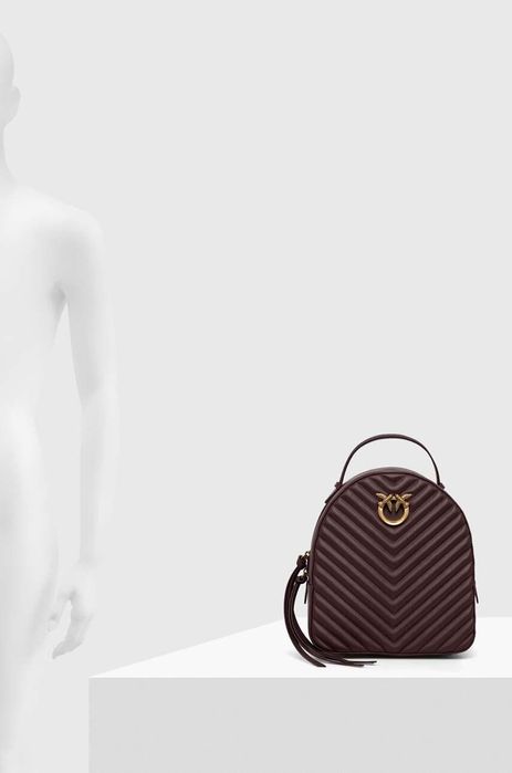 Pinko нова оригинална раница в бургунди
