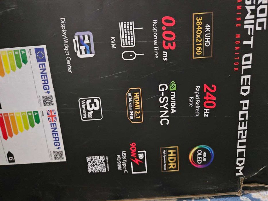 Asus Rog Swift OLED PG32UCDM 32" 4K 240Hz
