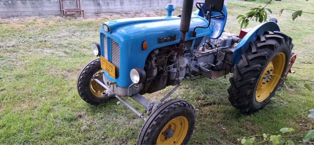Vand tractor Landini + freza + plug