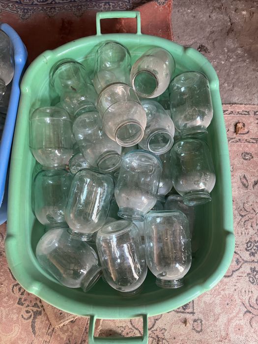 Банки санки 1 л,2л,3литровые банки 120 тг срочно продается
